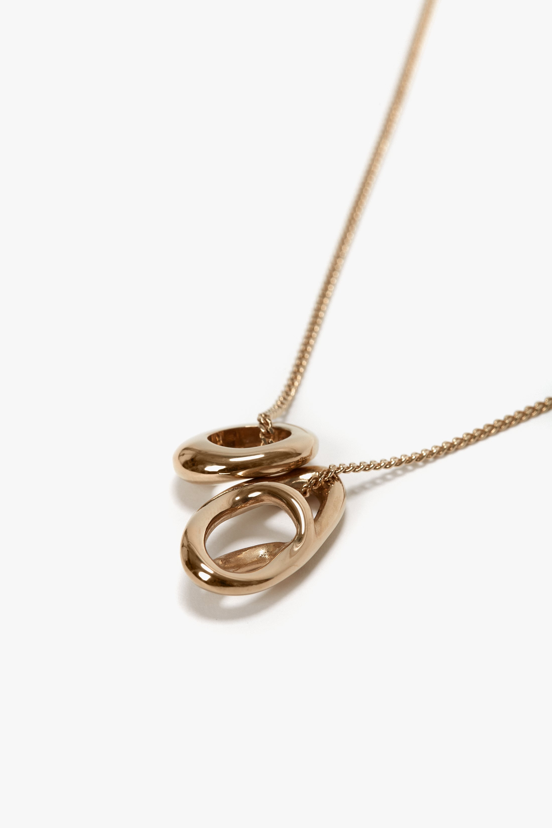Exclusive Absract Charm Necklace In Light Gold - 4