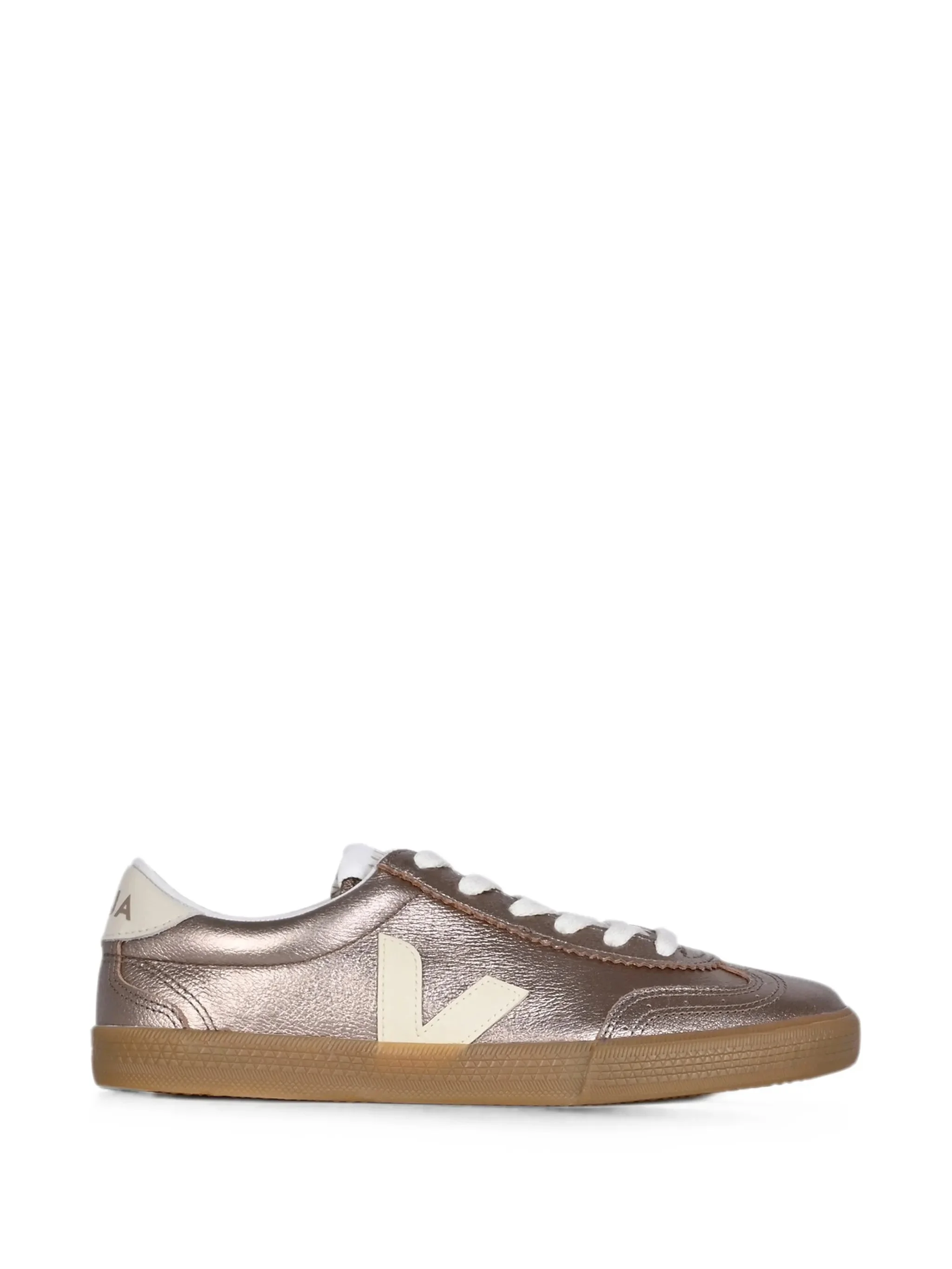 Veja Volley Metallic Leather Sneakers - 1
