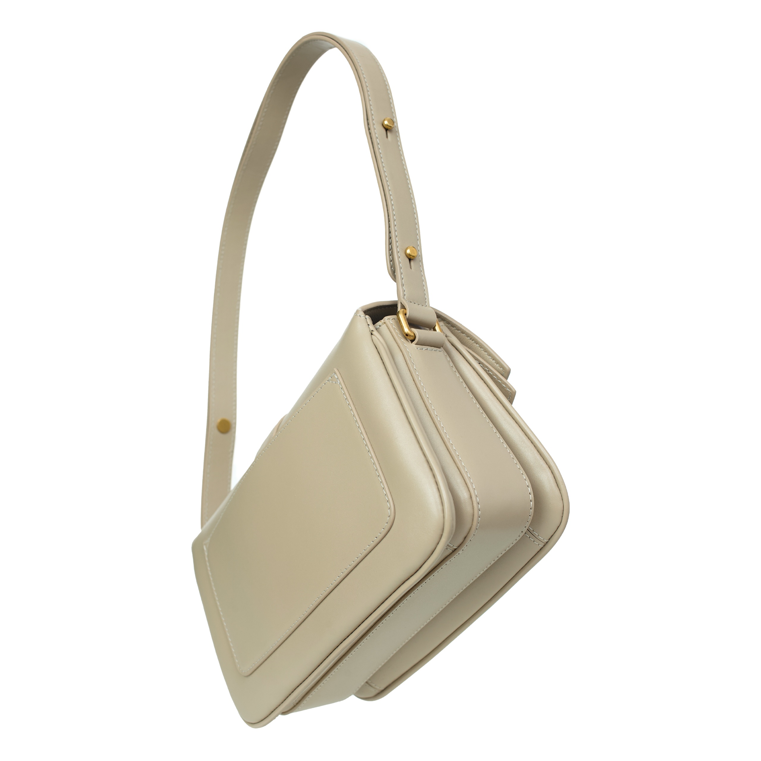 LEATHER LADY FLAP BAG - 4
