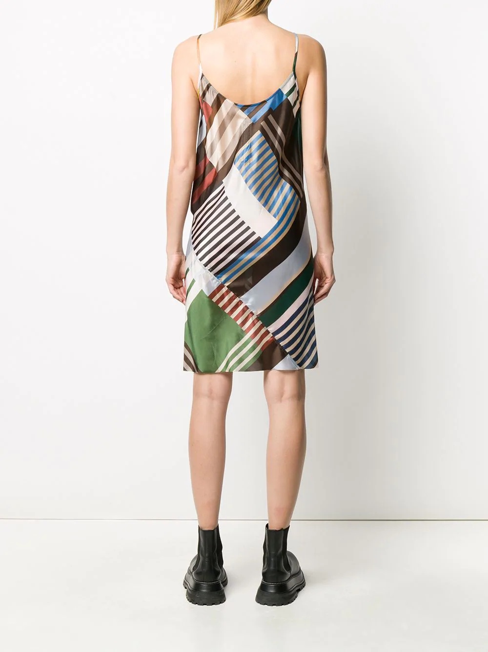 Uxmal print slip dress - 4