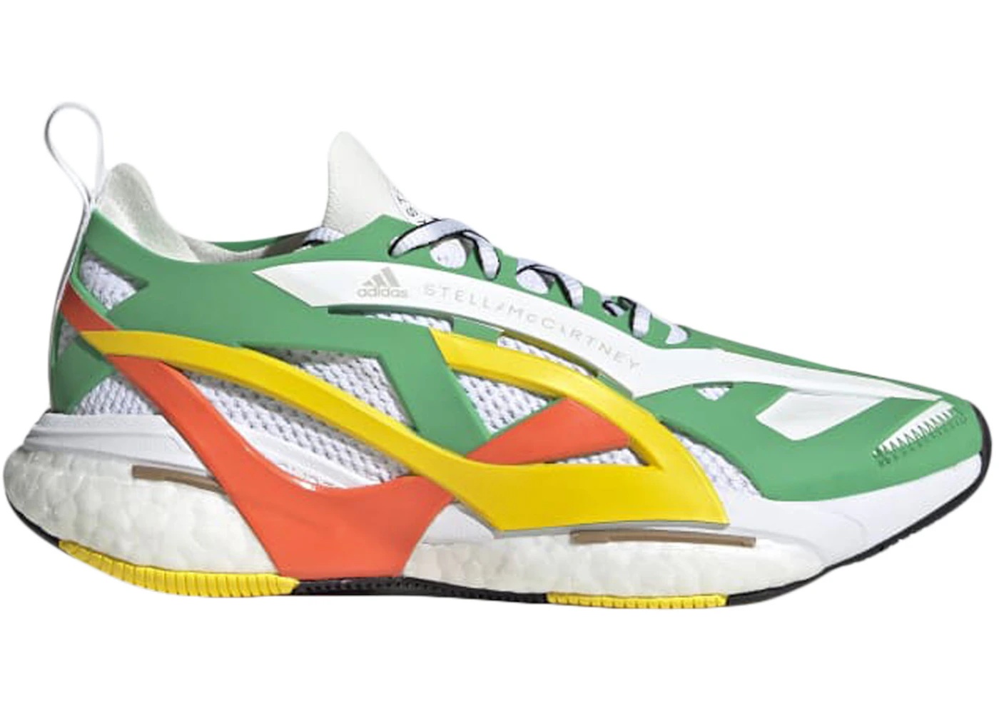 adidas Solarglide Stella McCartney Green Cloud White Semi Impact Orange (Women's) - 1