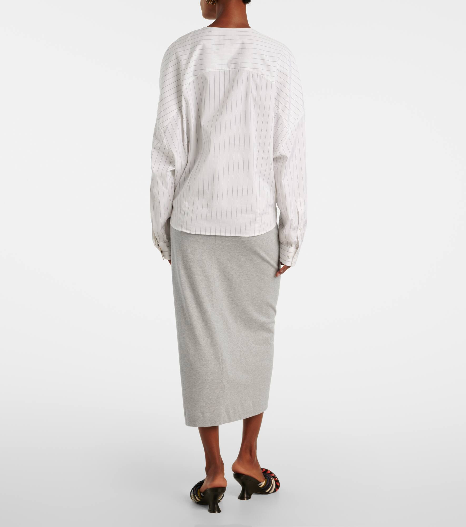 Striped cotton top - 3