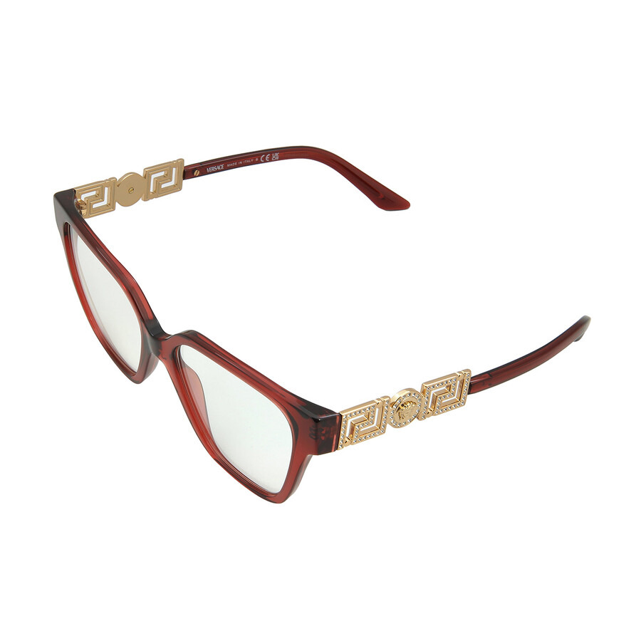 Versace Demo Square Ladies Eyeglasses VE3358B 5476 52 - 5