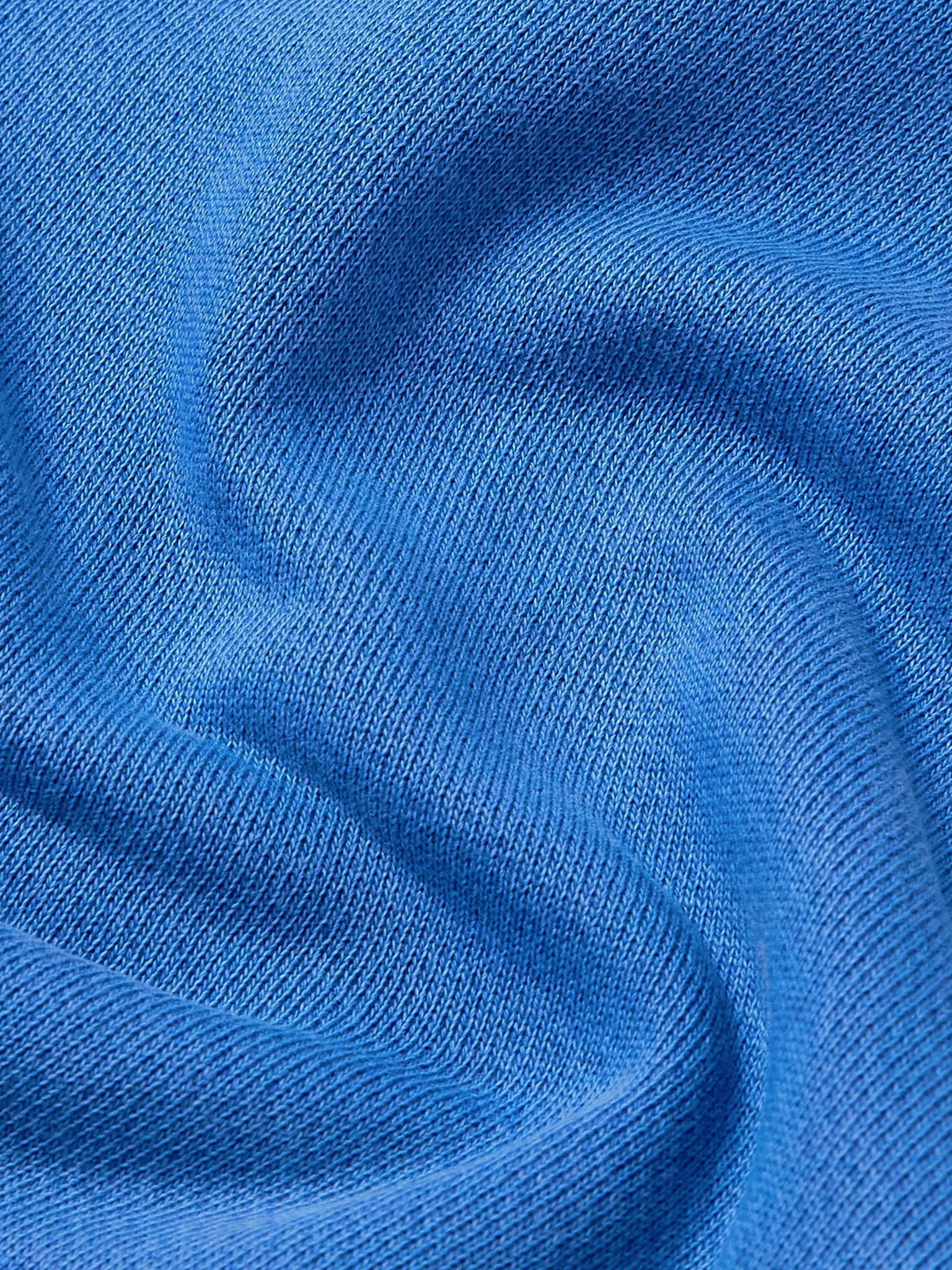 Cotton-Jersey Hoodie Blue - 4