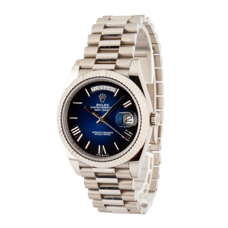 Rolex Day-Date 40 President 228239 Blue Dial - 2