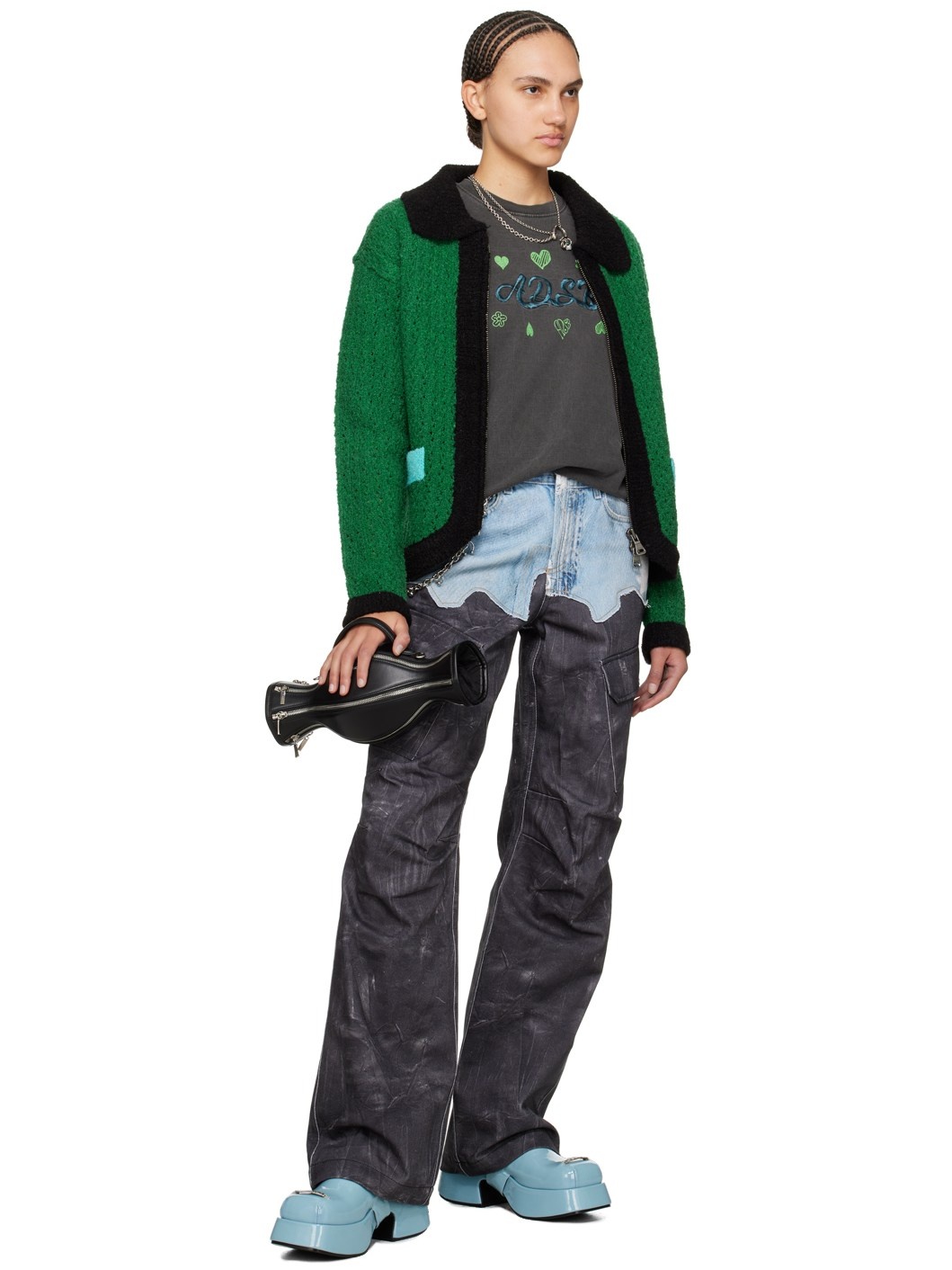 Green Elass Cardigan - 4