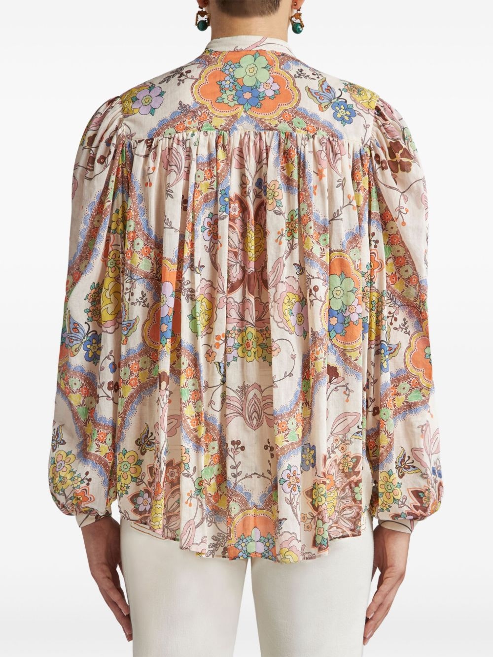 cotton pleated shirt - 3