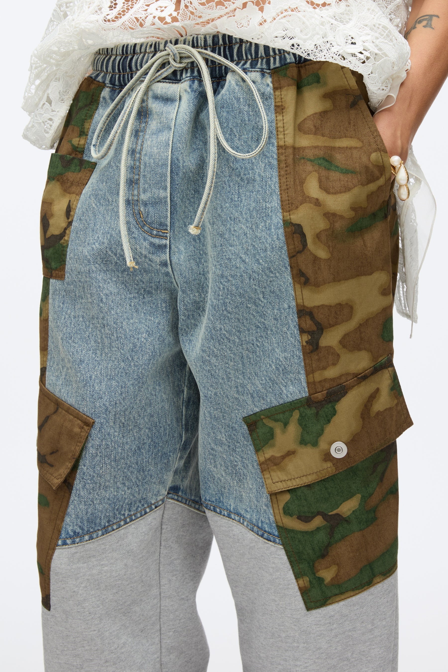 Patchwork Camo Jogger - 4