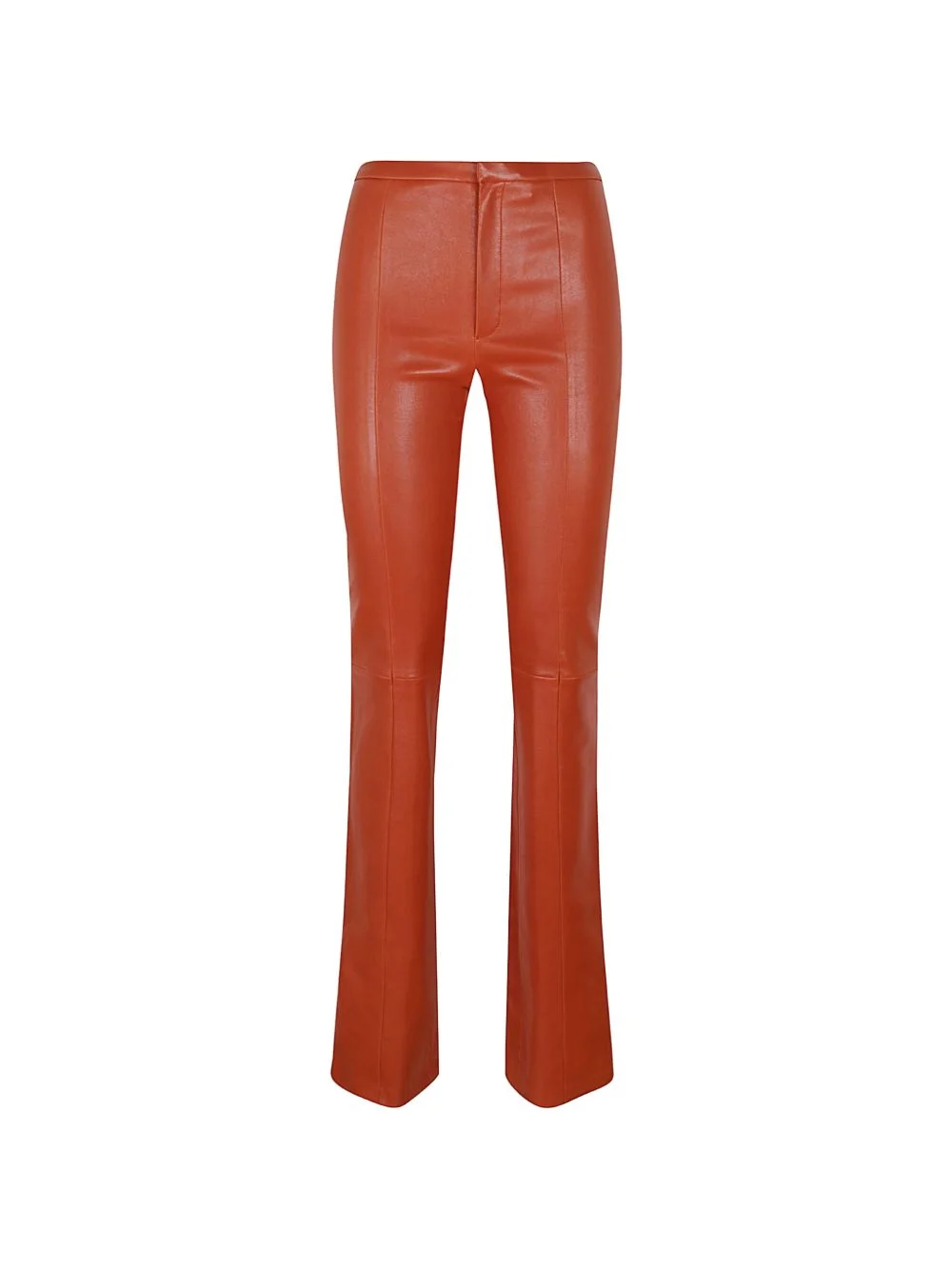 The Icham leather flared trousers - 1