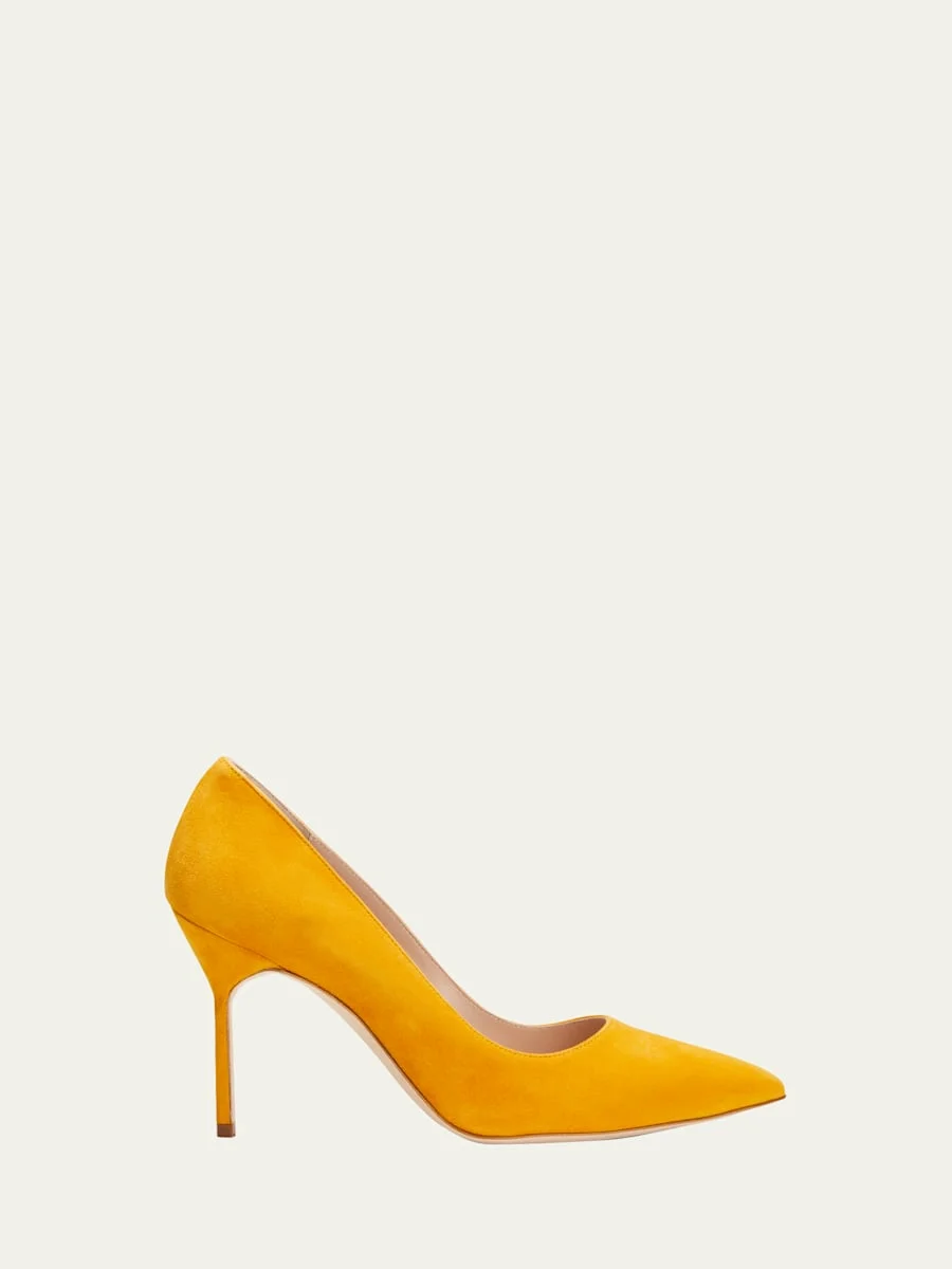 BB 90mm Classic Suede Pumps - 1