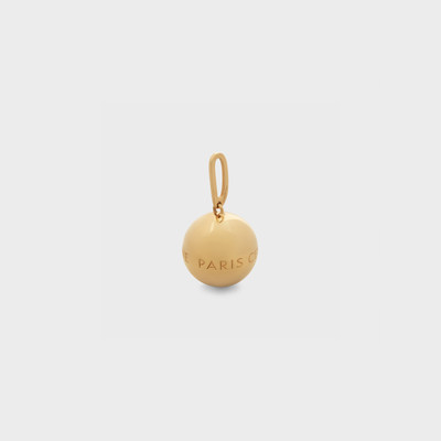 CELINE CELINE SEPARABLES BOULE CELINE PARIS PENDANT IN BRASS WITH GOLD FINISH outlook