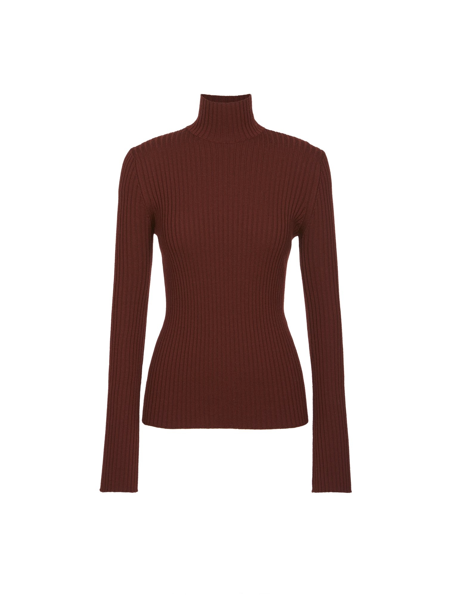 FITTED HIGH-NECK TOP - 1