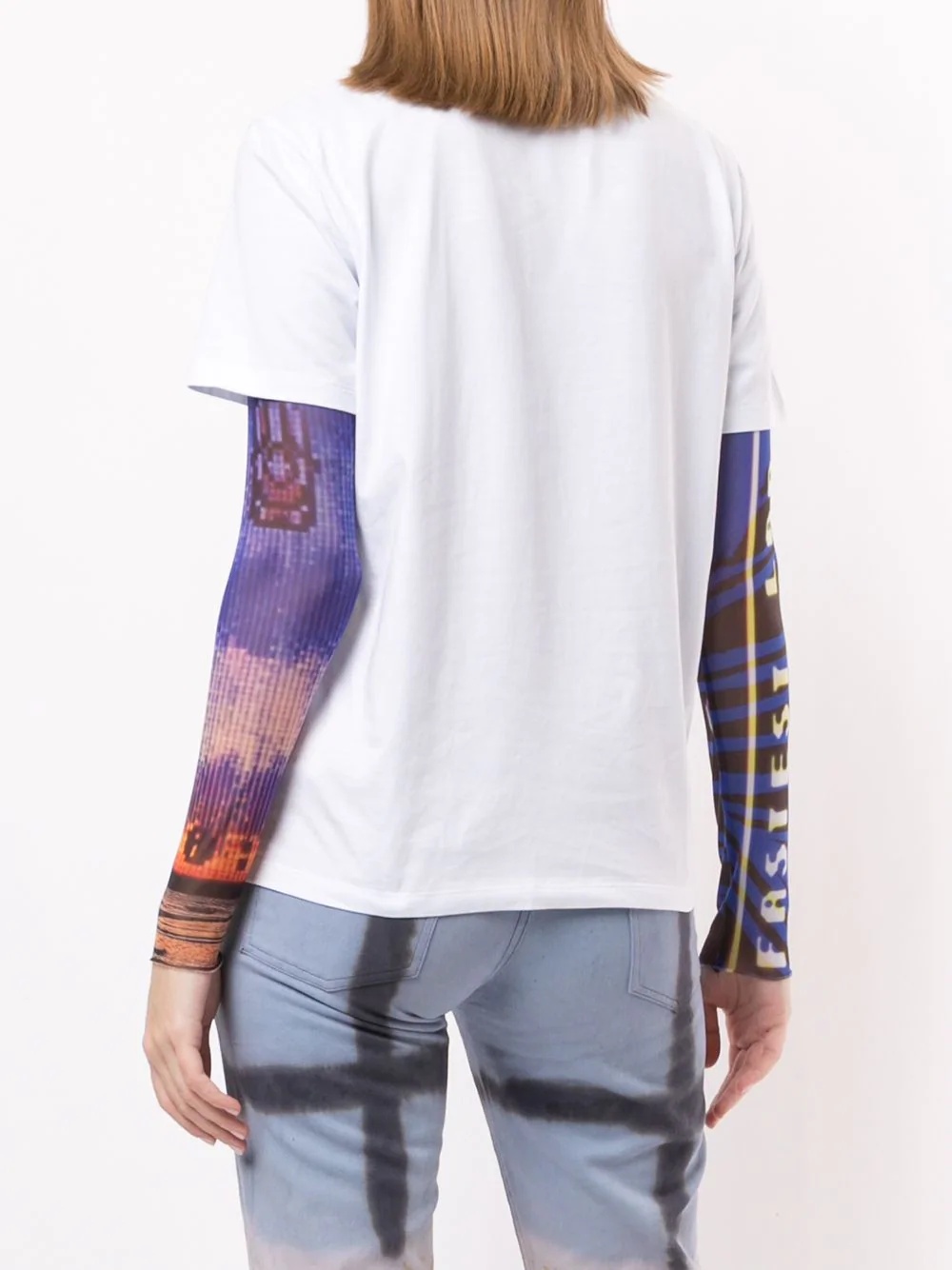 plaza print T-shirt - 4