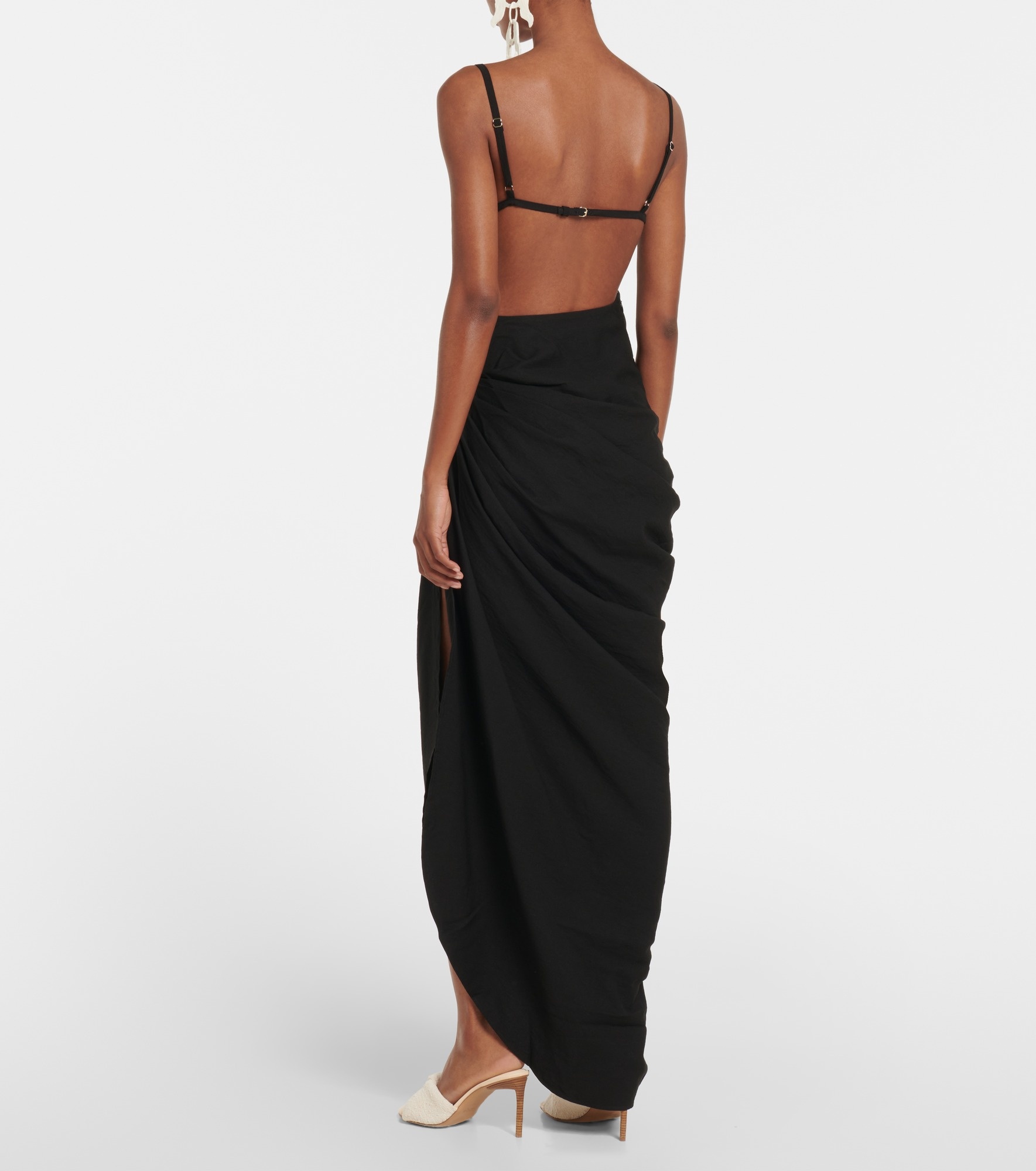 La Robe Saudade voile maxi dress - 3