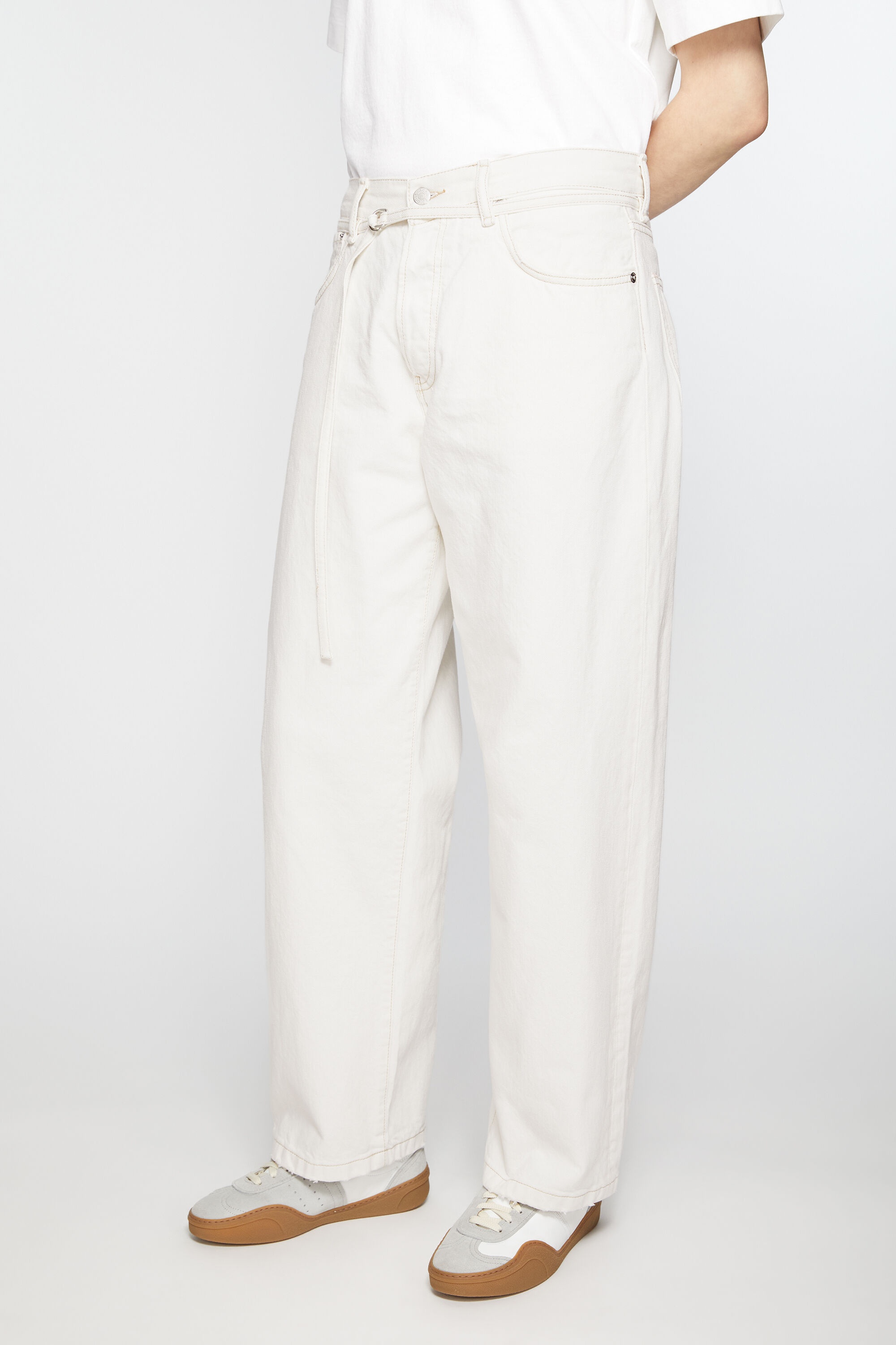 Loose fit jeans - 1991 Toj - Off white - 3