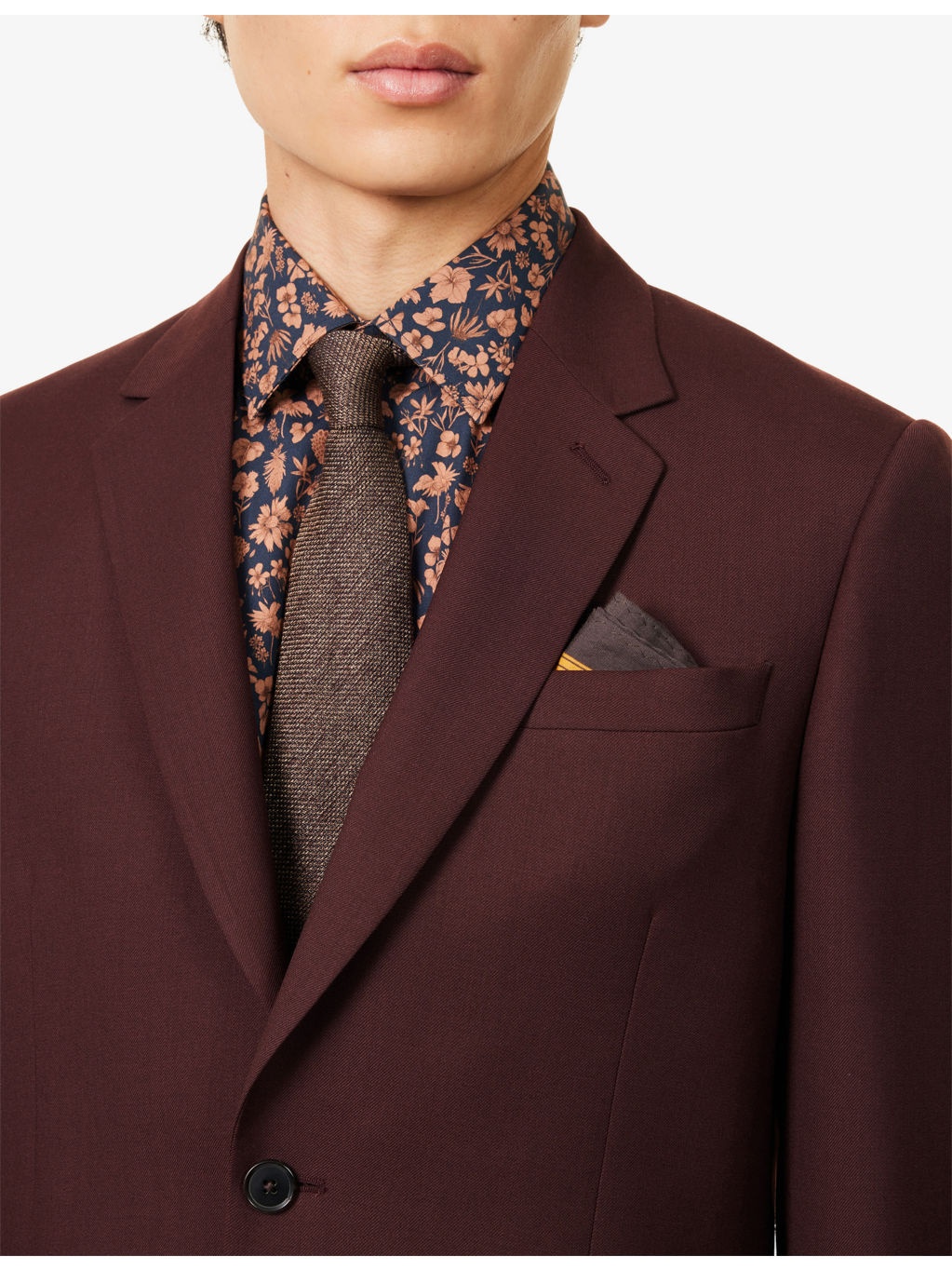 Single-Breasted Wool Blazer - 5