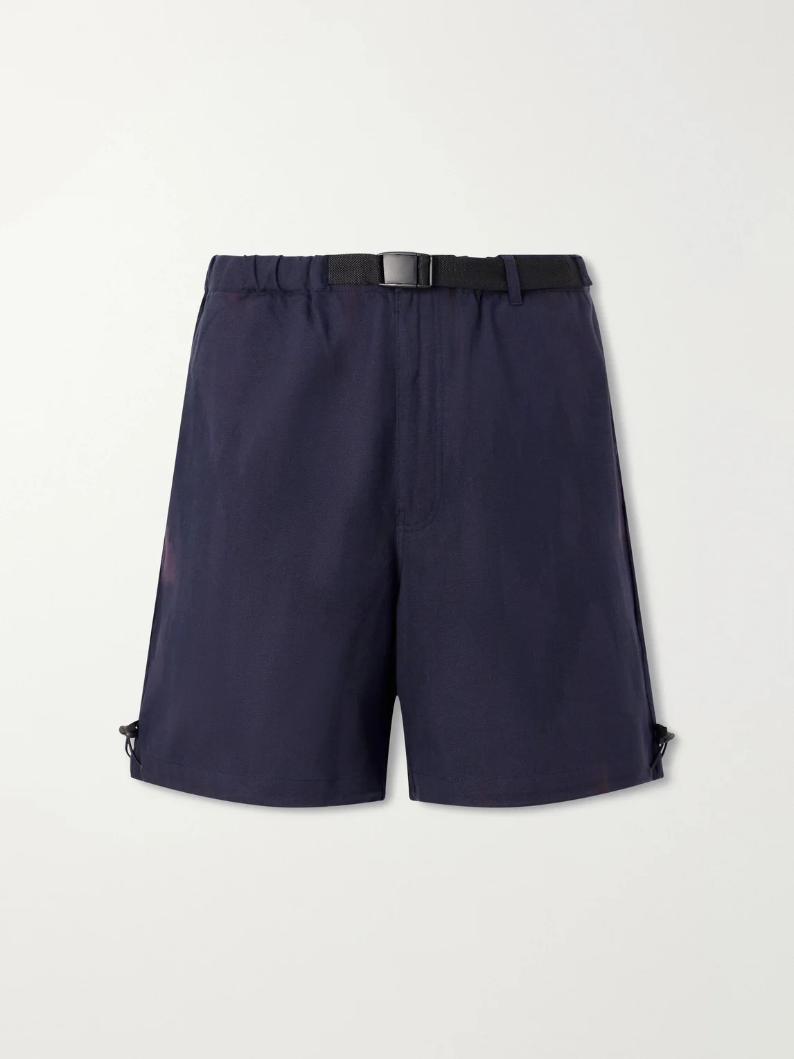 Kami Wide-Leg Belted Cotton Shorts - 1