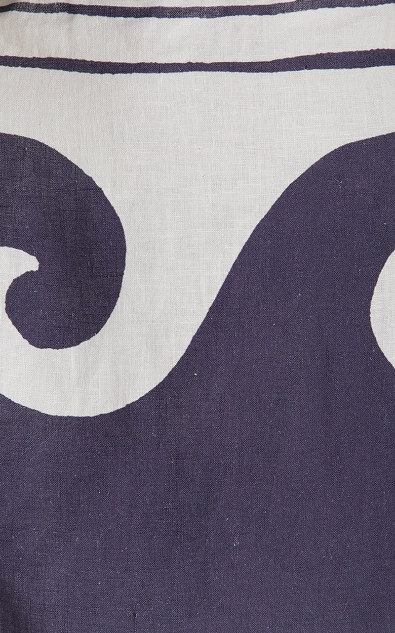 Wave After Wave Organic Linen Mini Dress multi 7