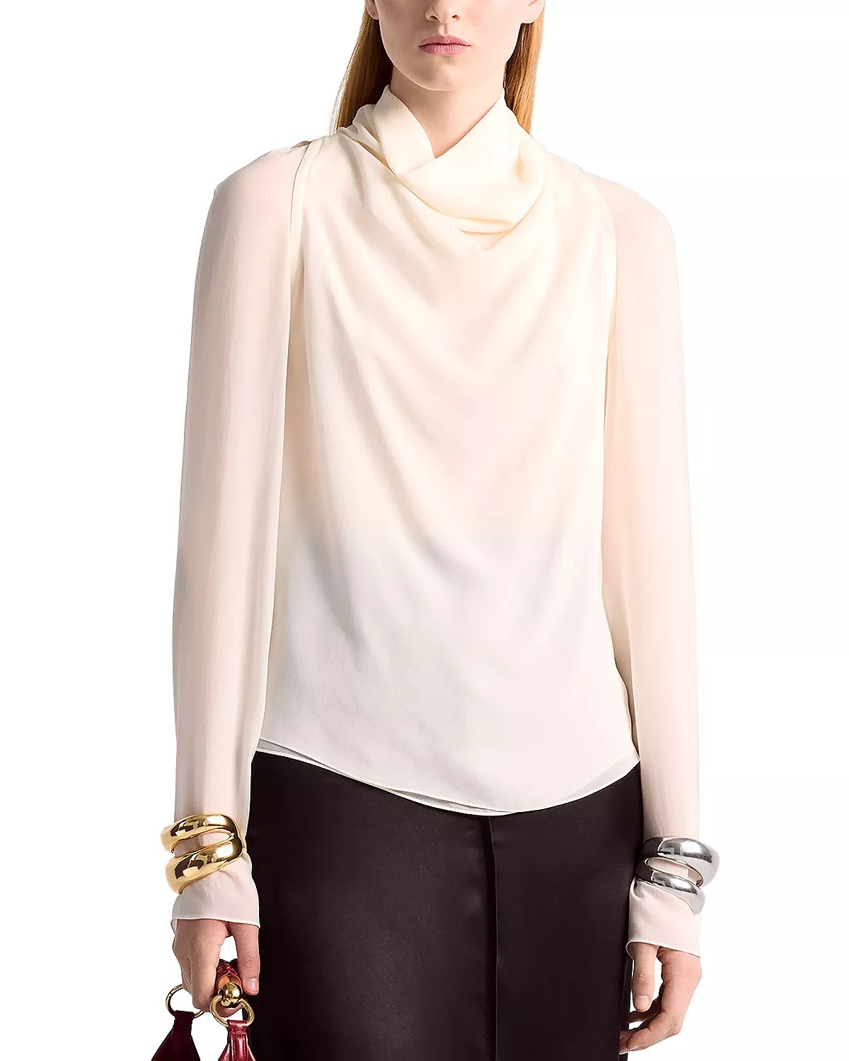 Cara Silk Blouse - 4