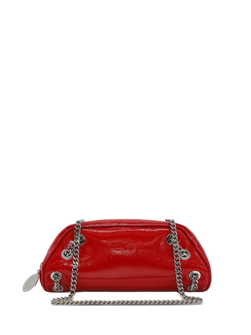 logo-plaque shoulder bag - 1