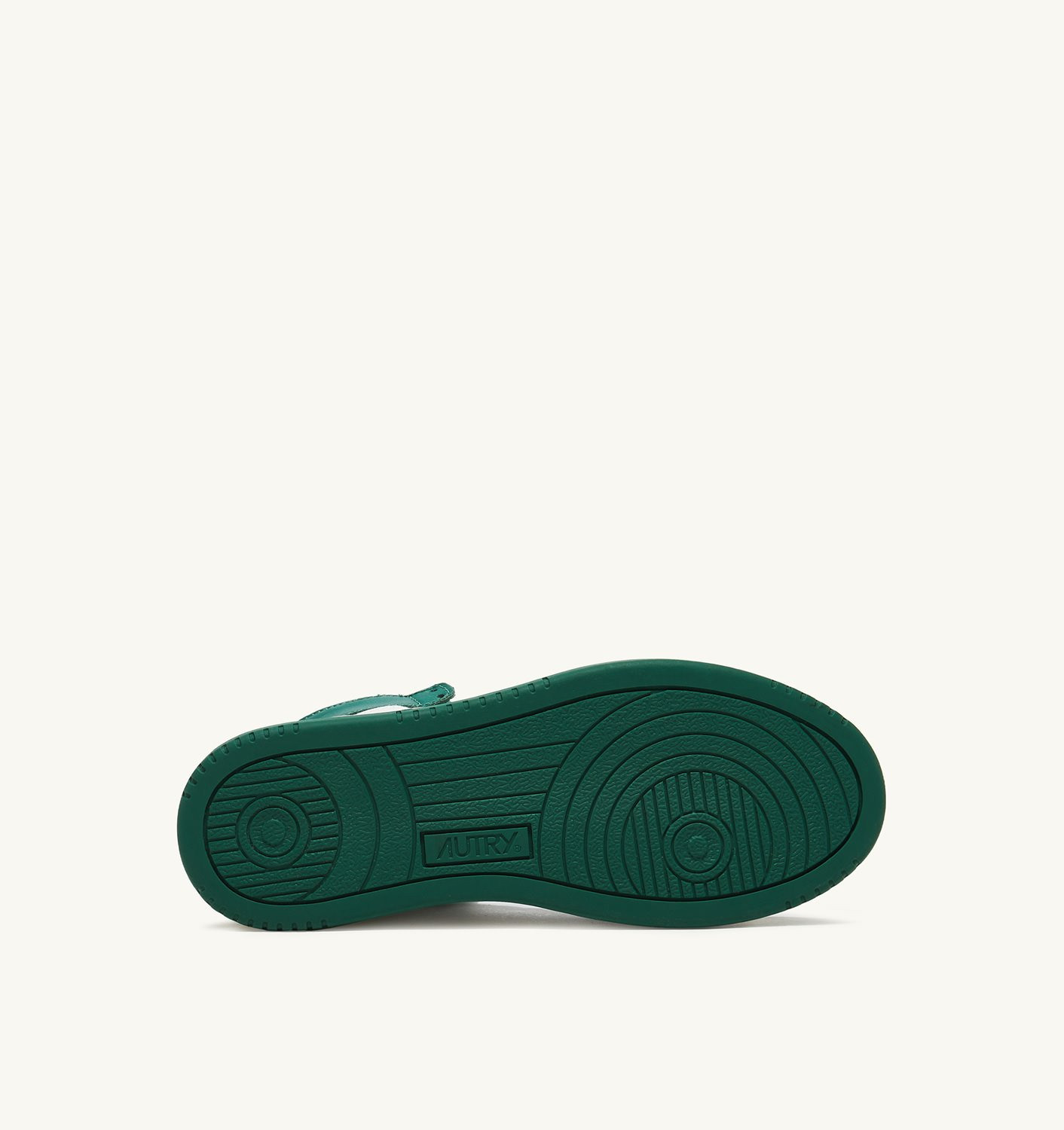 MEDALIST MID BICOLOR SNEAKERS IN WHITE AND GREEN LEATHER - 4