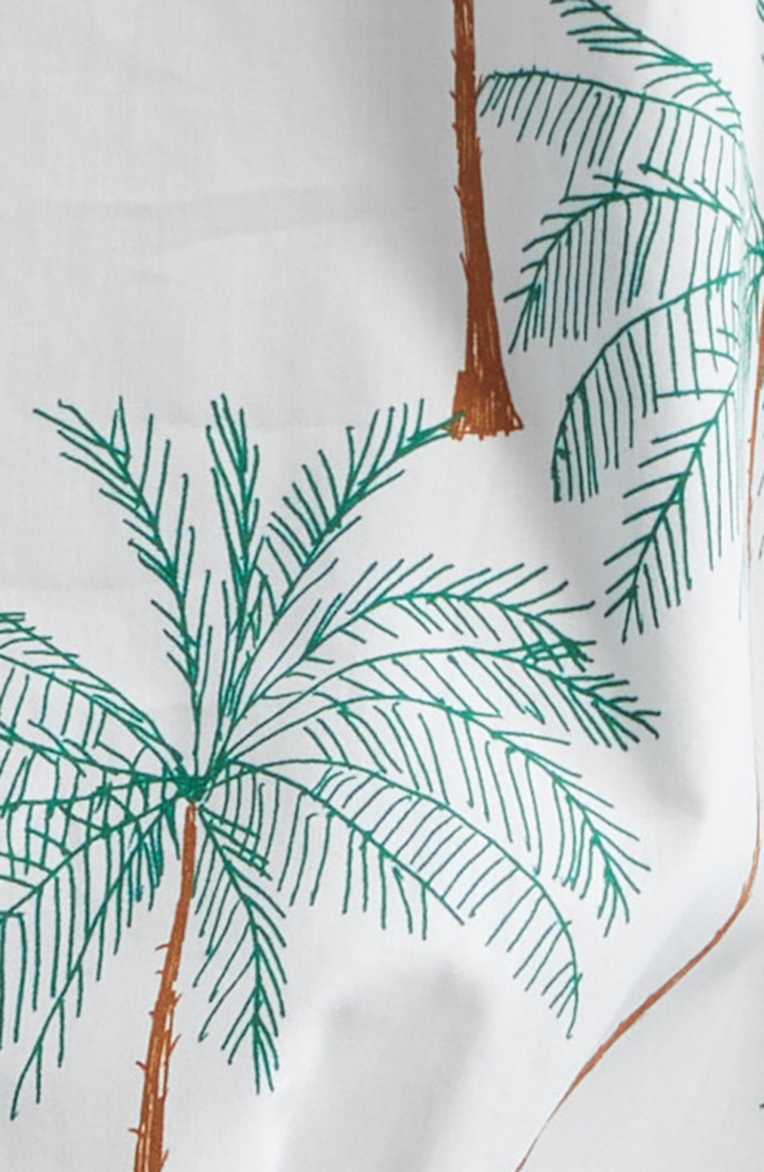 Jacquemus La Chemise Canevas Button-Up Shirt in Print Palmtrees Drawing W at Nordstrom - 7