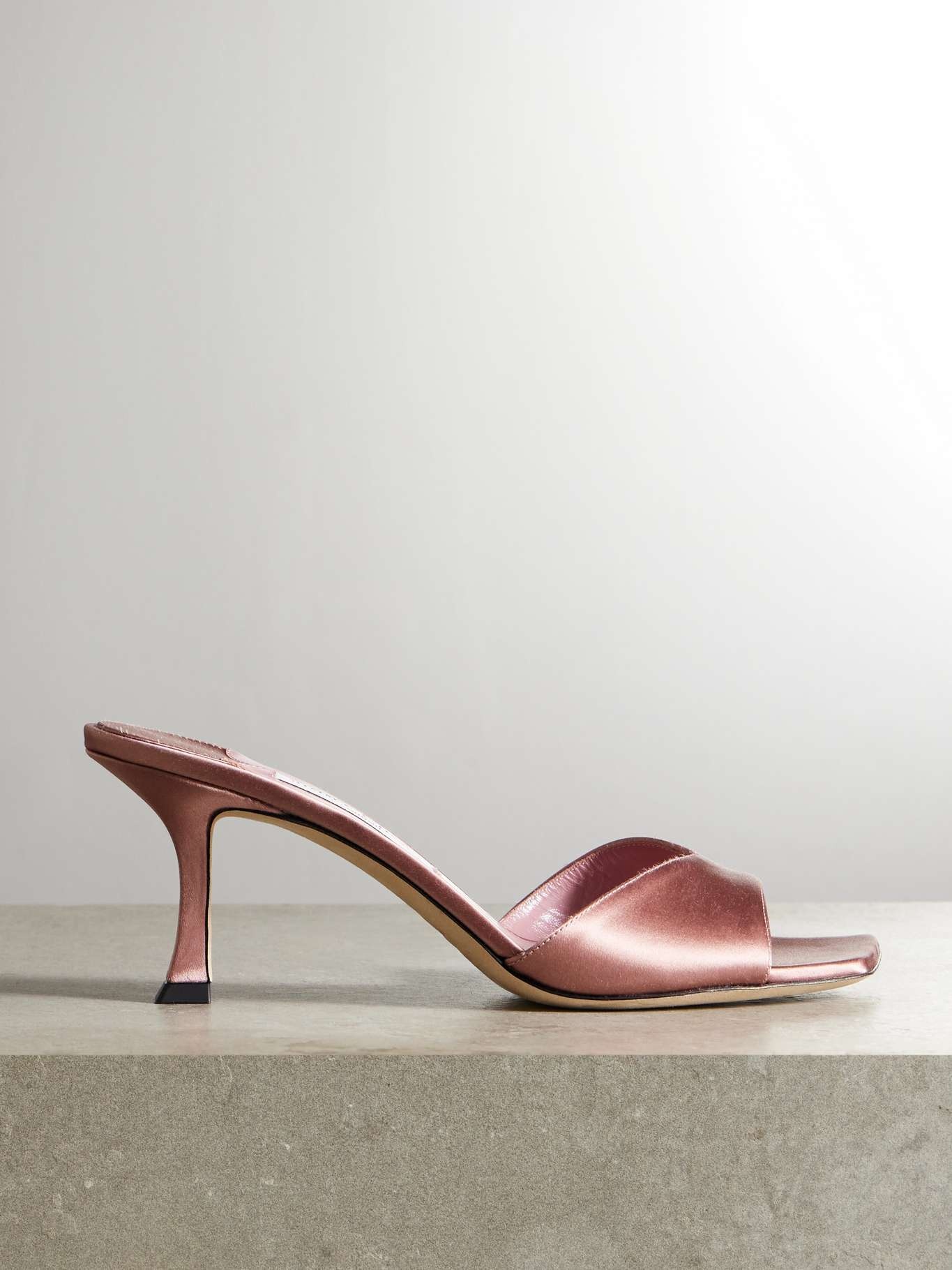 Skye 70mm satin mules - 1