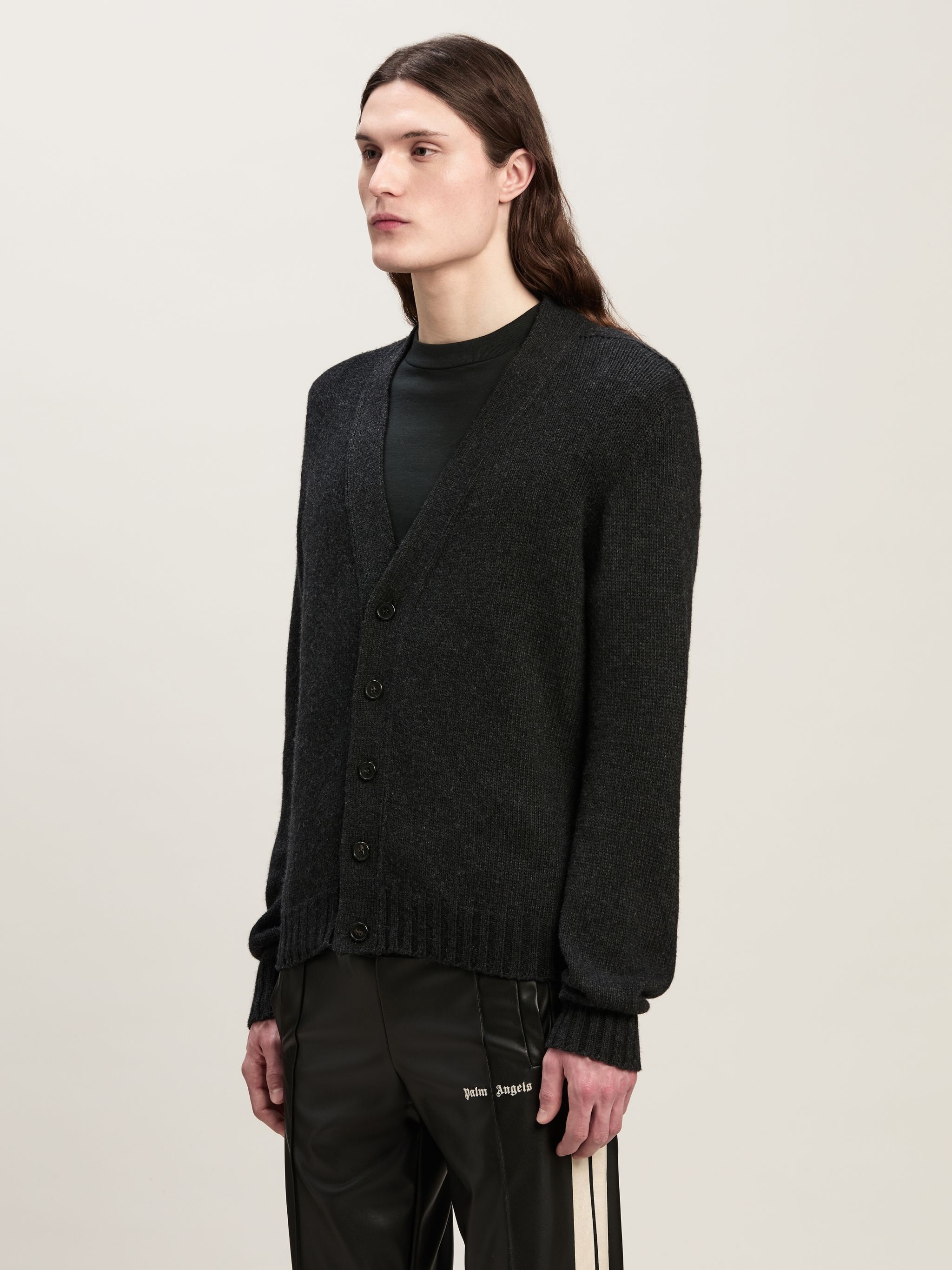 Curved Logo Cardigan - 4