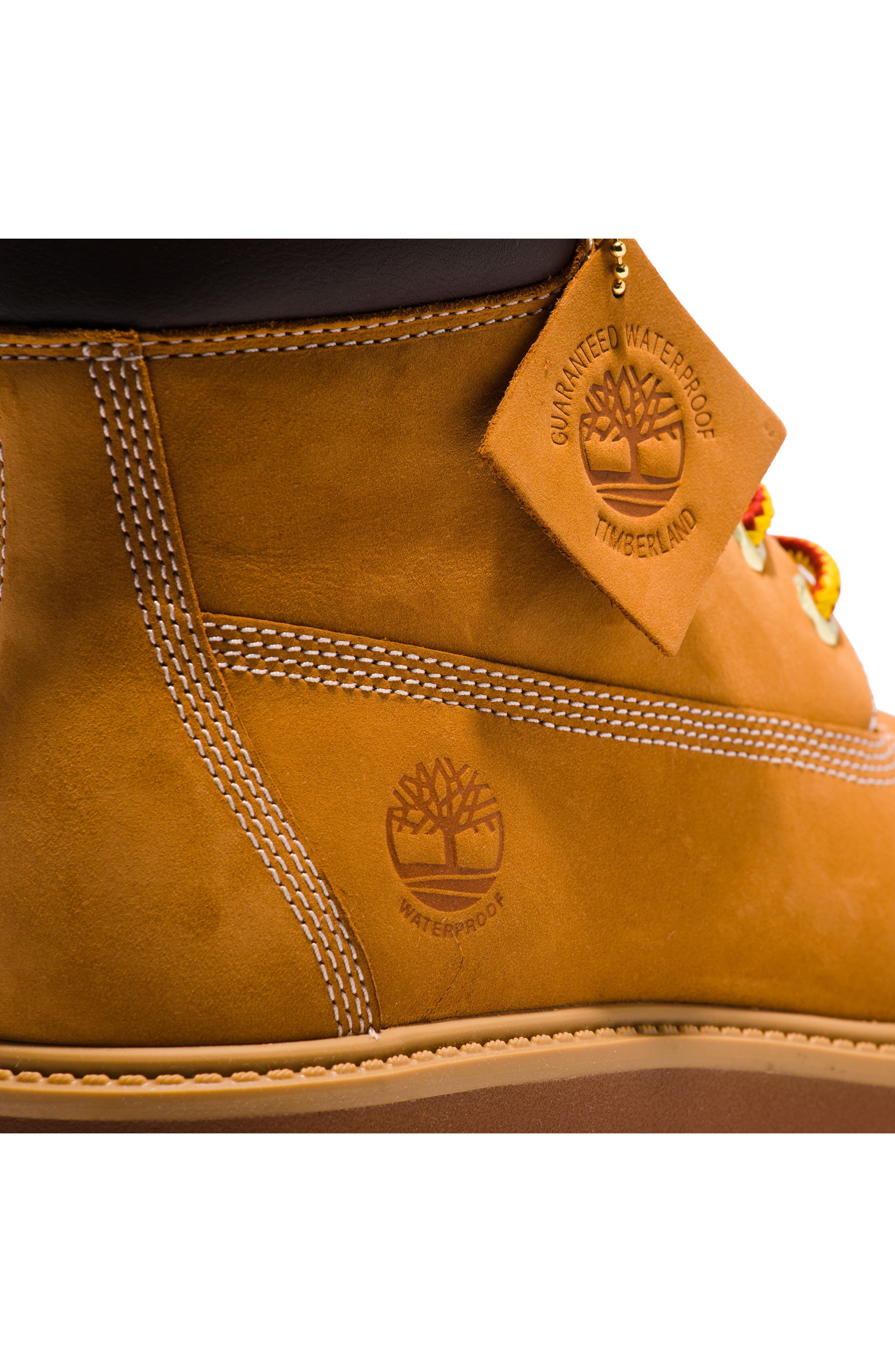 Timberland Stone Street 6-Inch Waterproof Lace-Up Leather Boot in Wheat at Nordstrom - 6
