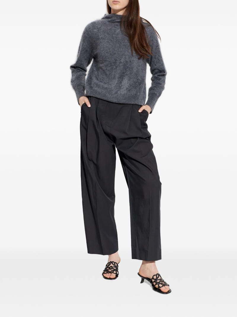 LISA YANG Rosaline graphite brushed sweater outlook