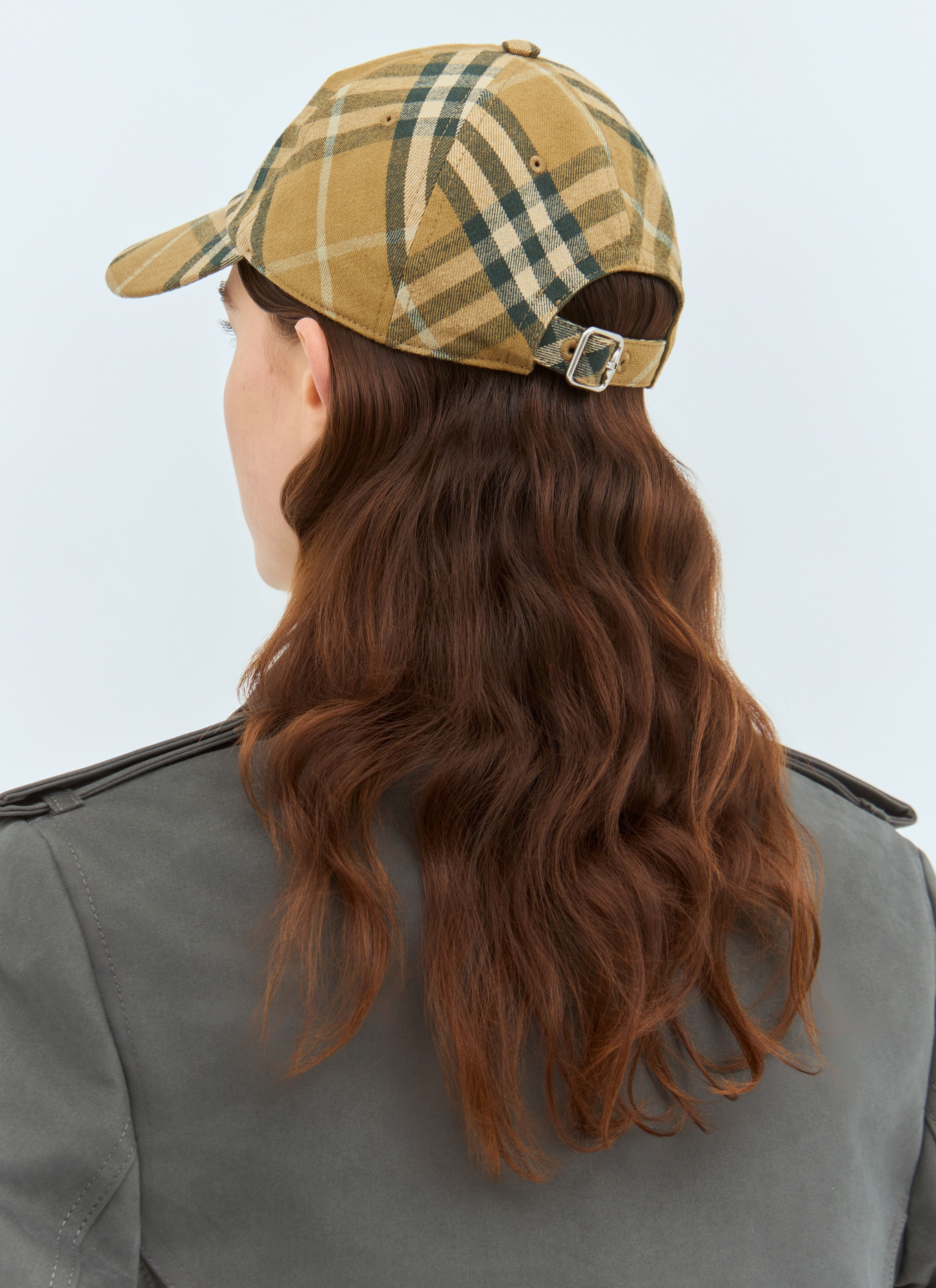 Burberry Check Cotton Baseball Cap | lncc | REVERSIBLE