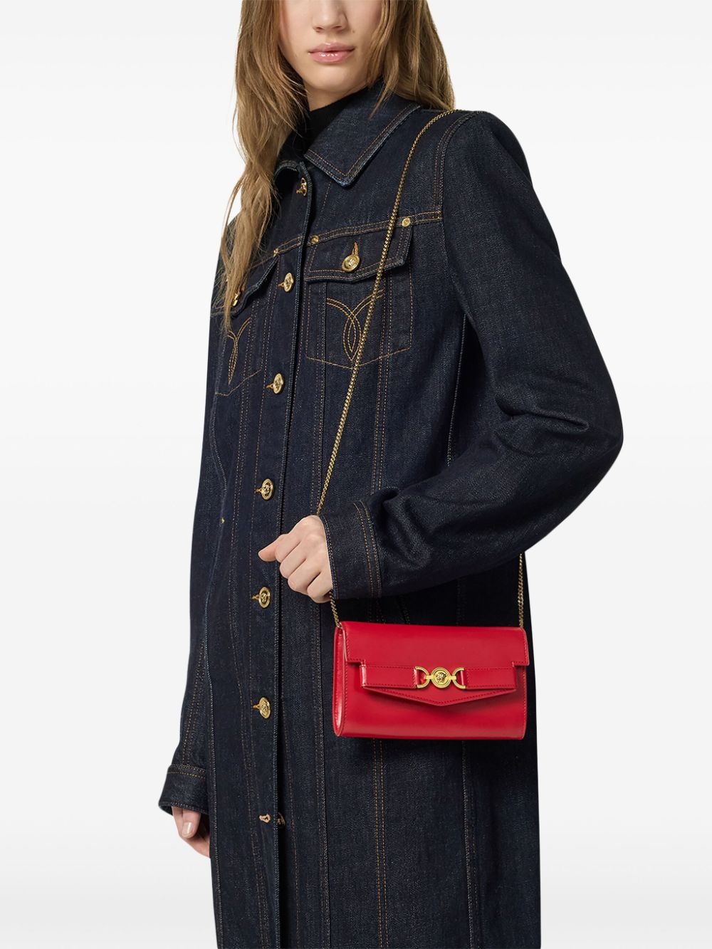 Medusa '95 leather crossbody bag - 2