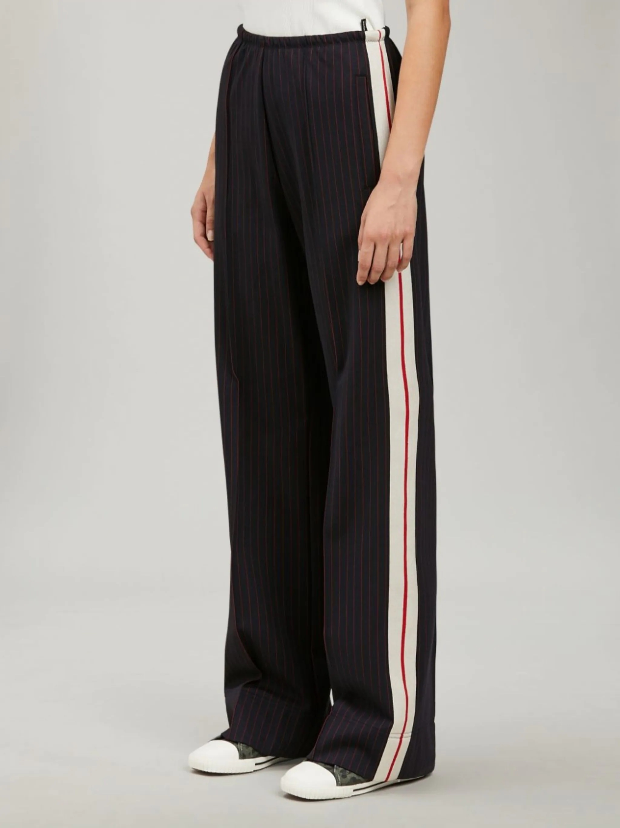 BLUE TRACK PANTS - 4