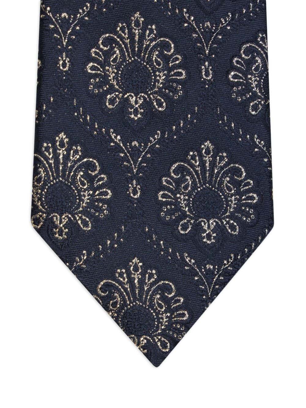 jacquard silk-blend tie - 2