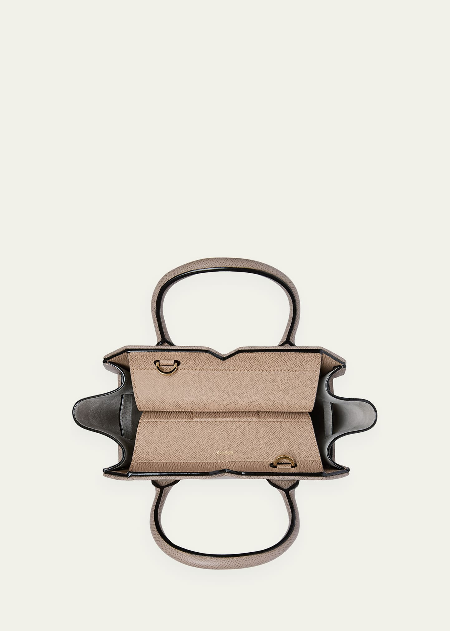 Milano Bicolor Leather Top-Handle Bag - 4