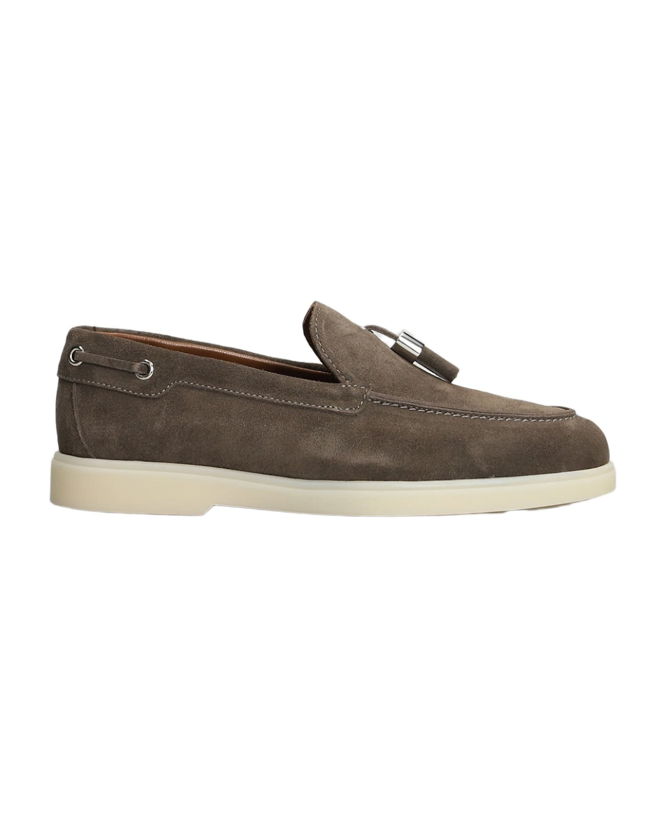 The Maui Loafers In Beige Suede - 1