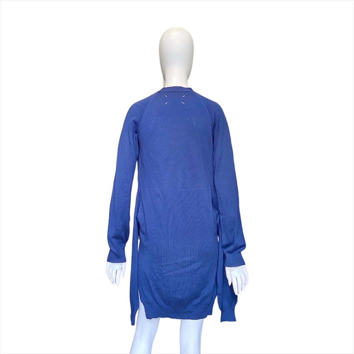 Maison Martin Margiela fall 2007 artisanal four arms blue wool cardigan S - 7
