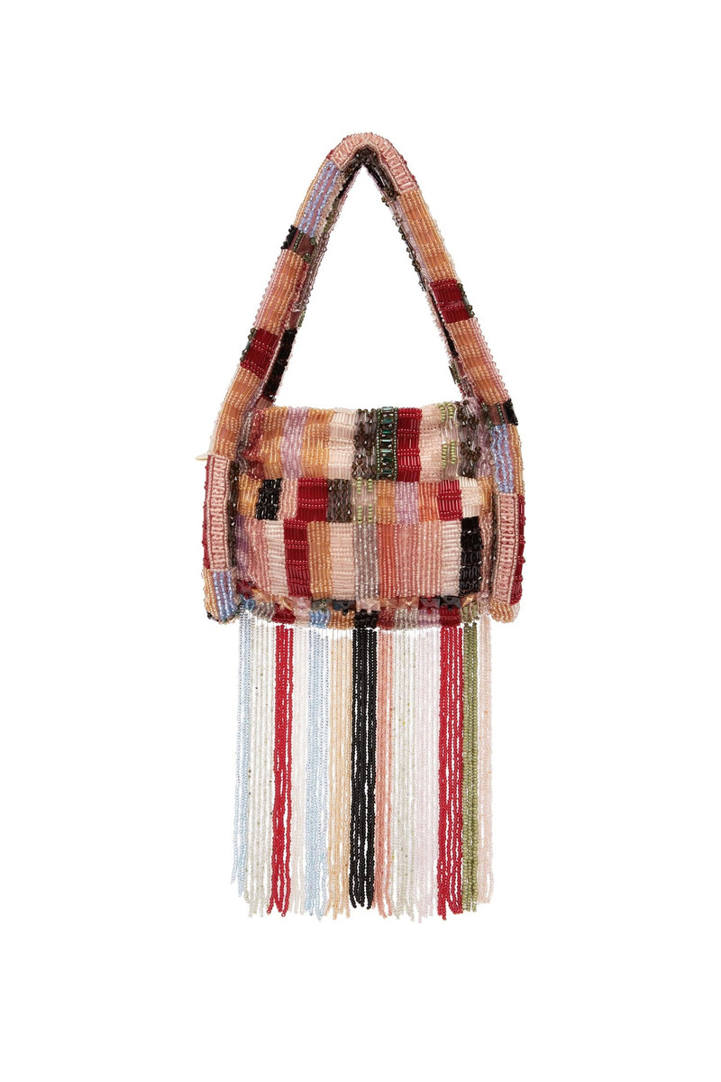 Marjorelle Beaded Mini Barrel Bag 1