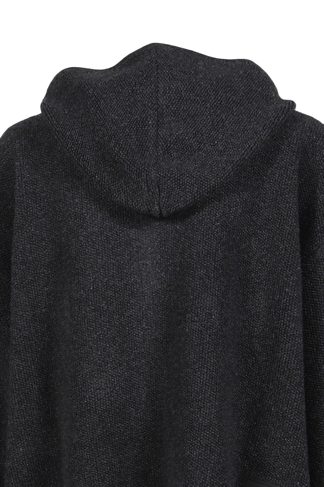 CHARCOAL MENS BOUCLE HOODIE ZIP-UP / CHA - 5