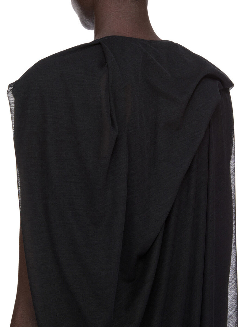 Rick Owens Black Concordians Nouveau Maxi Dress outlook