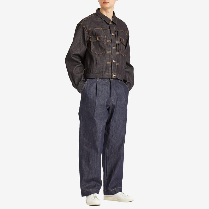 visvim Visvim SS 101X Unwashed Denim Jacket outlook