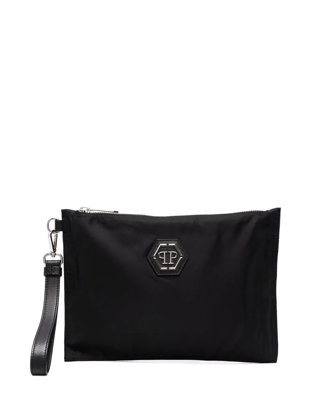 logo-plaque clutch - 1