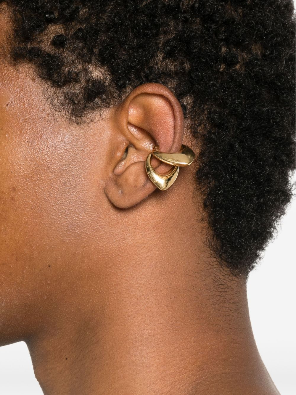 Blow Up double-hoop ear cuff - 2