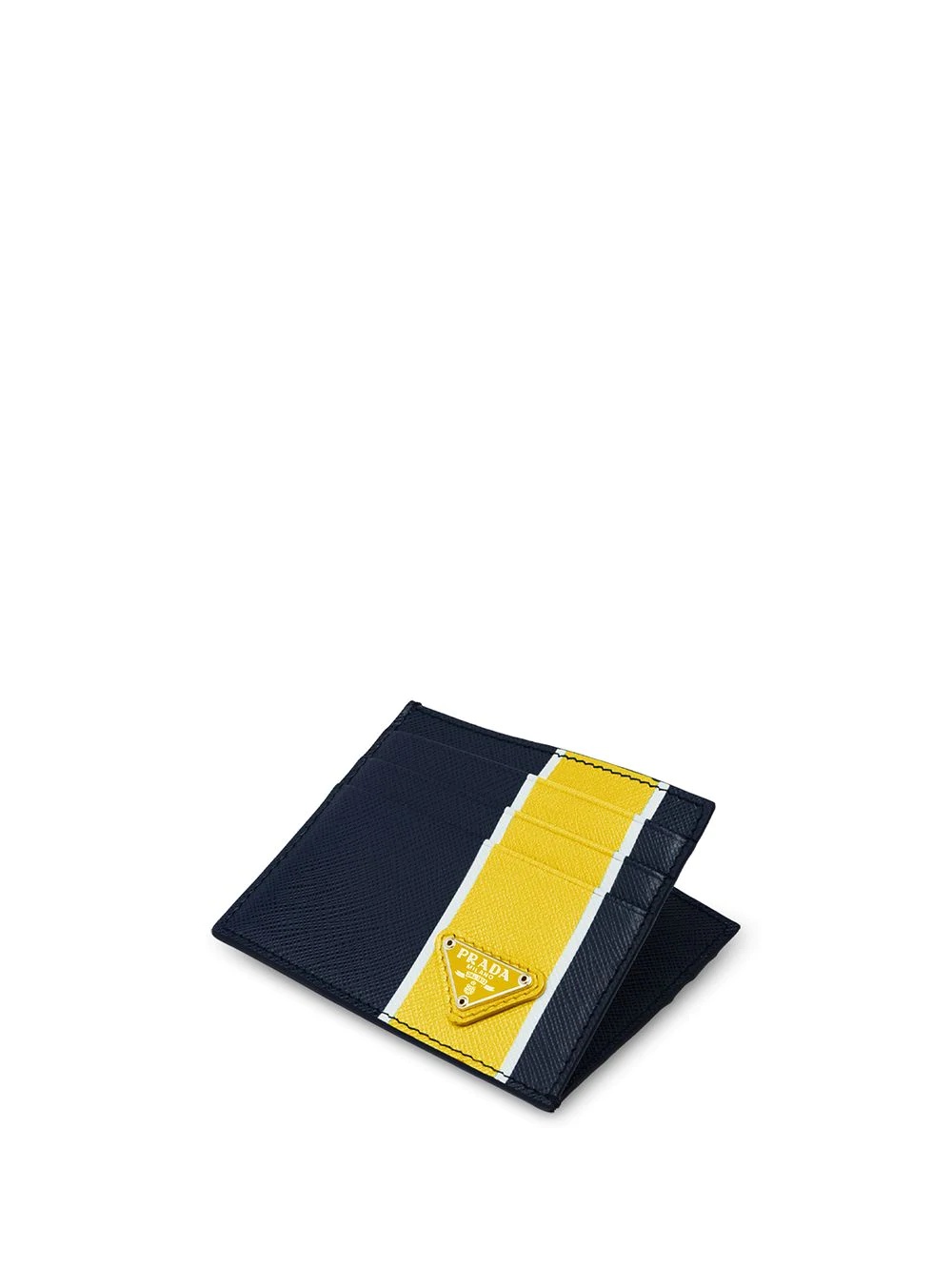 Saffiano tri-stripe cardholder - 3