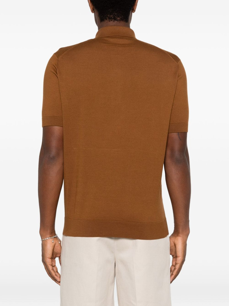 short-sleeve knitted polo shirt 4