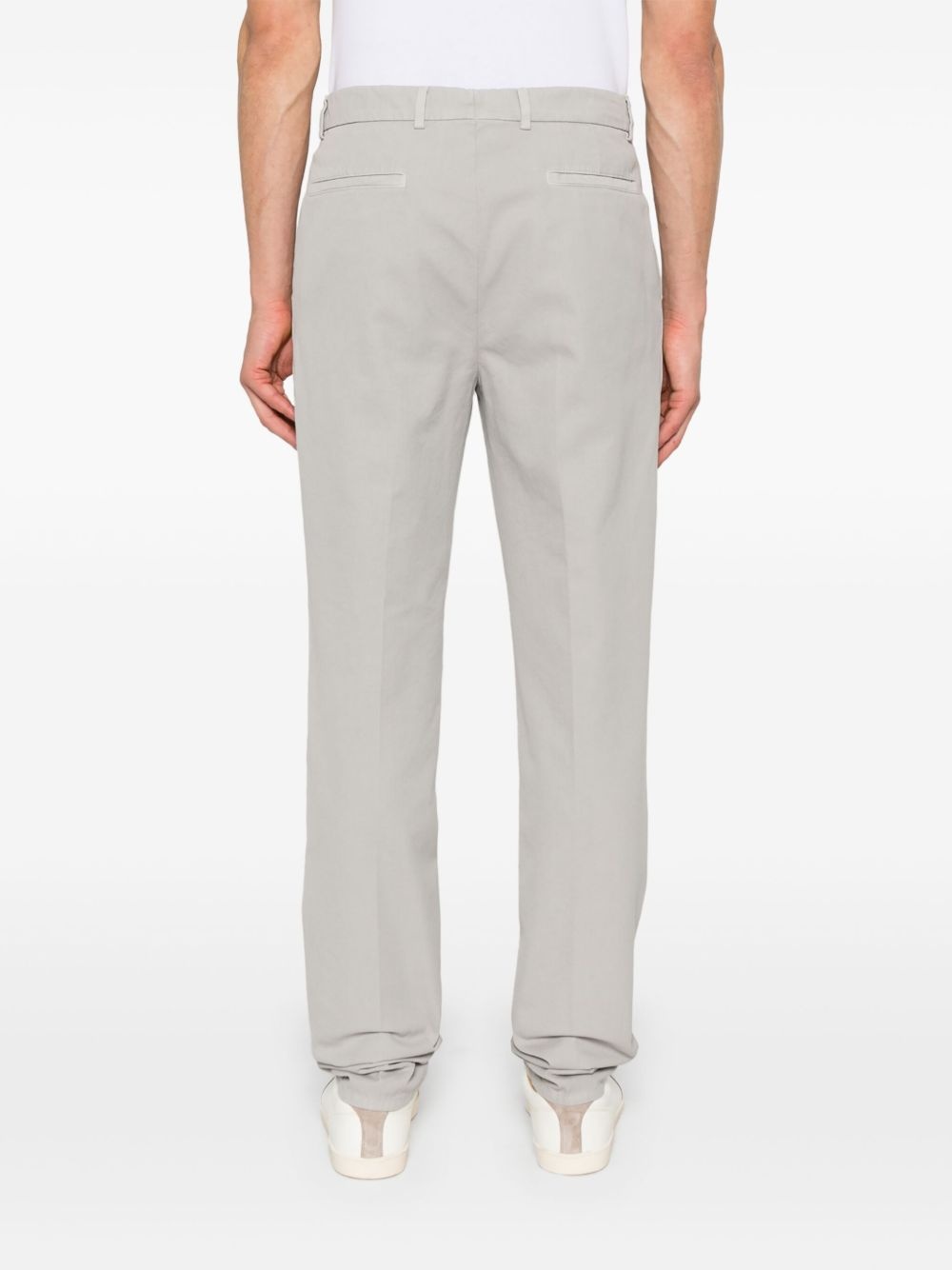 pleat-detail trousers - 4