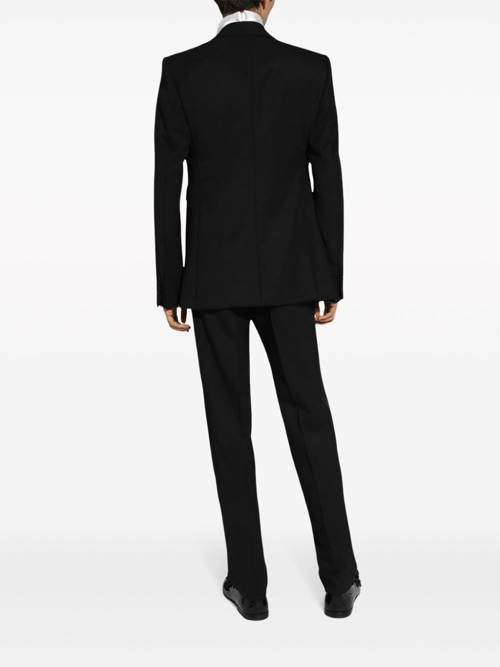 high-neck silk shirt - 4