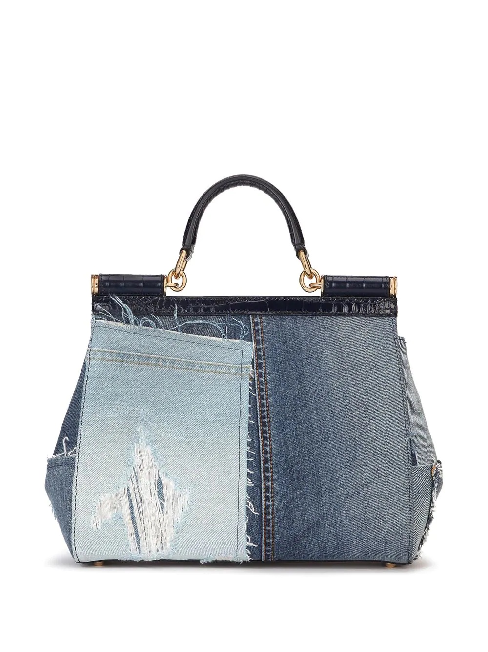 Sicily denim tote bag - 2