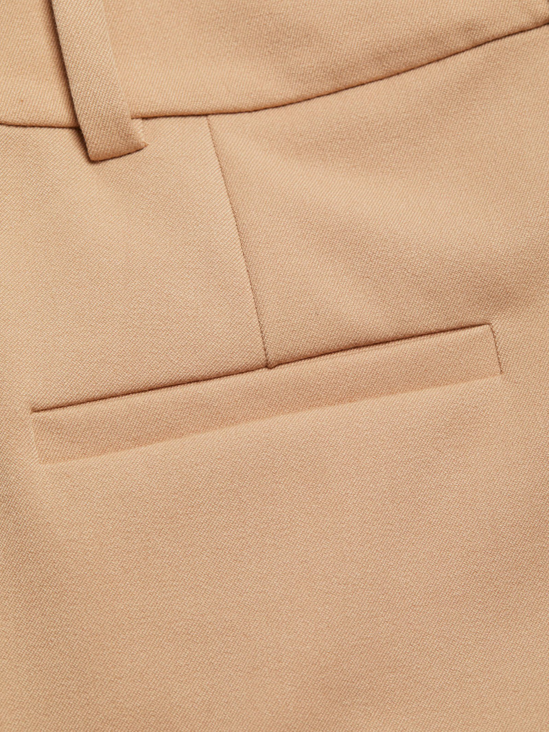 Women's Pleated Wide-Leg Pants - Beige 7