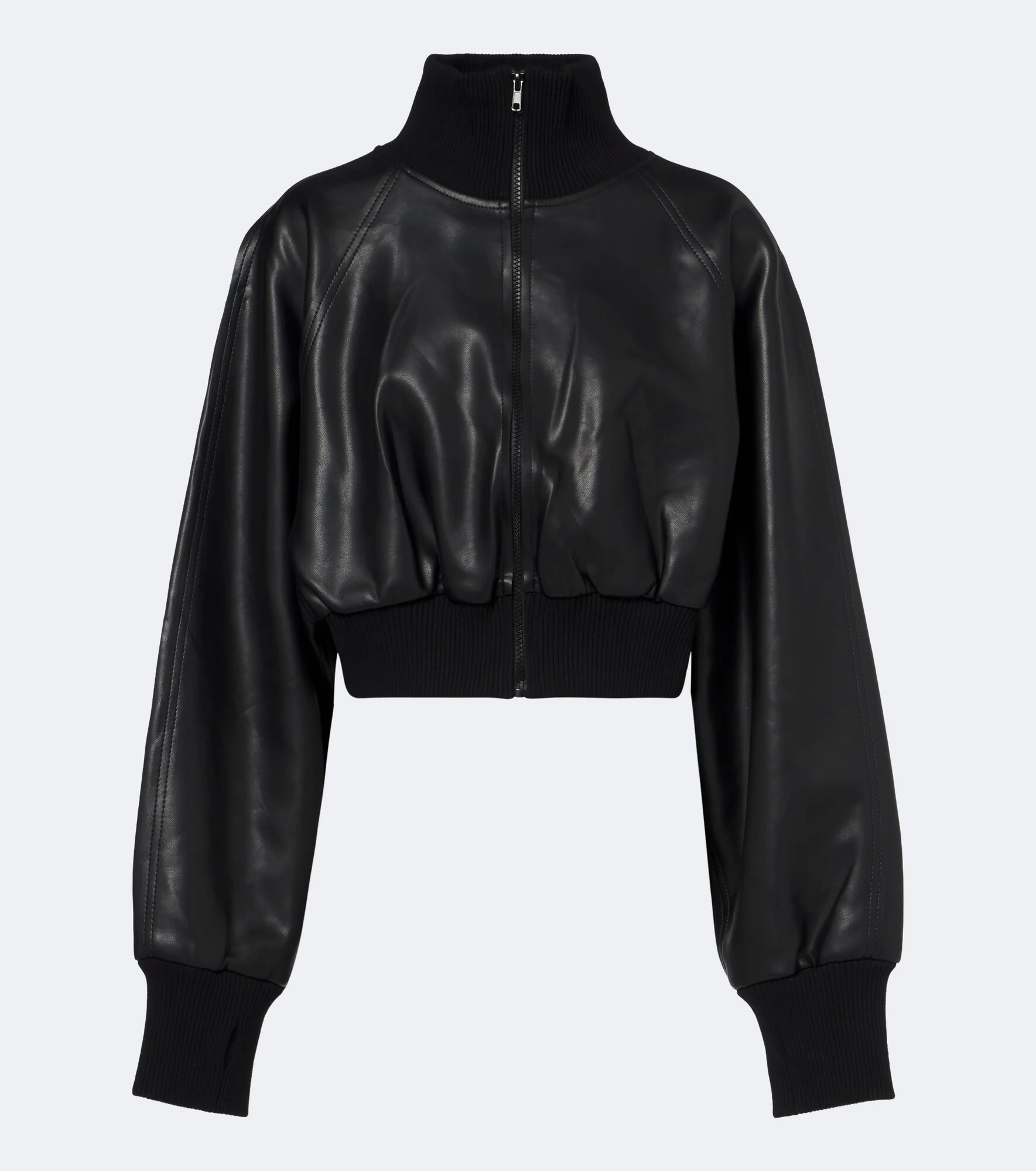 Cropped bomber jacket - 1